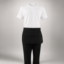 Commercial Staff Apron with Money Pocket - Black 450mm
