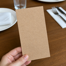 Commercial Recyclable Brown Paper Napkins 33x33cm 2ply 2000 Pack