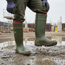 Premium Heavy Duty Thermo+ Safety Wellington Boots for Extreme Cold Insulation - Size 5-13