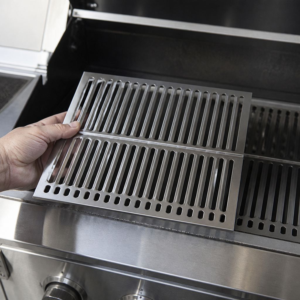 Commercial Replacement Cooking Grid for Gas BBQ 200x432mm