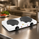 Commercial Countertop Boiling Hob Double 2500W 302mm Depth