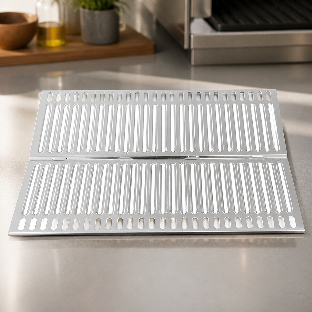 Commercial Replacement Cooking Grid for Gas BBQ 200x432mm