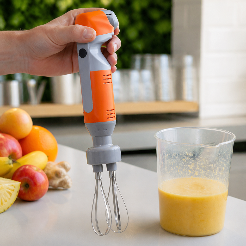 Commercial Mini Cordless Whisk 9.6V Rechargeable Handheld Mixer