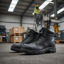 Premium Steel Toe Safety Boot with Water Resistant Upper, Anti-Static Features, and Slip-Resistant Outsole for Industrial Use