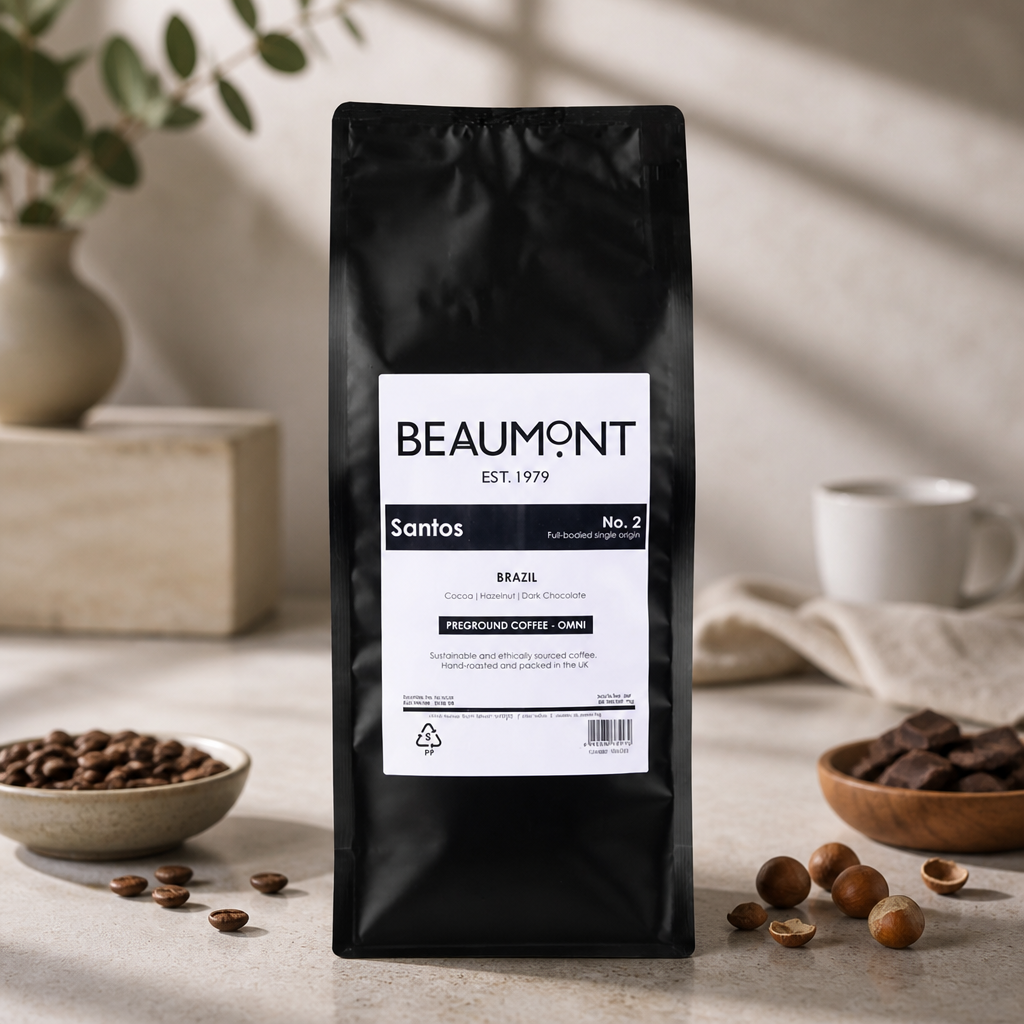 1kg Ground Coffee Omni Grind suitable for Cafetiere and Filter