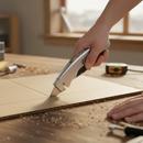 Premium Retractable Blade Trimming Knife - Diecast Zinc Alloy with Enamelled Finish for Precision Cutting
