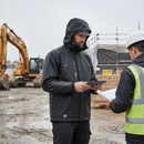 Premium Waterproof Breathable Shell Jacket with Adjustable Hood and Multiple Pockets for All-Weather Protection
