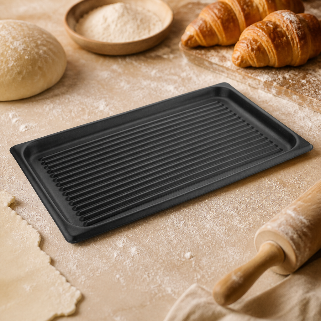 Commercial Non-Stick Baking Sheet 530x325mm Coated