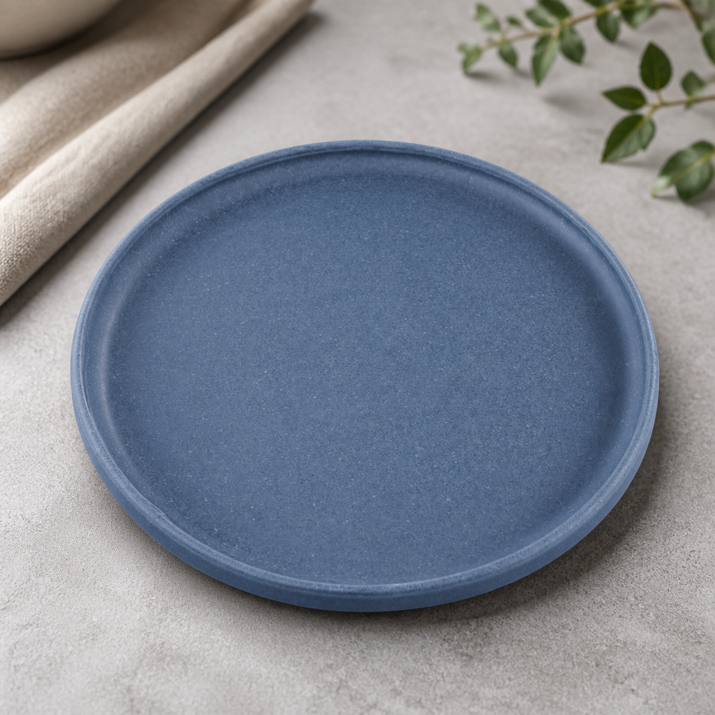 Commercial 206mm Walled Plates - Super Vitrified Ceramic - 6 Pack