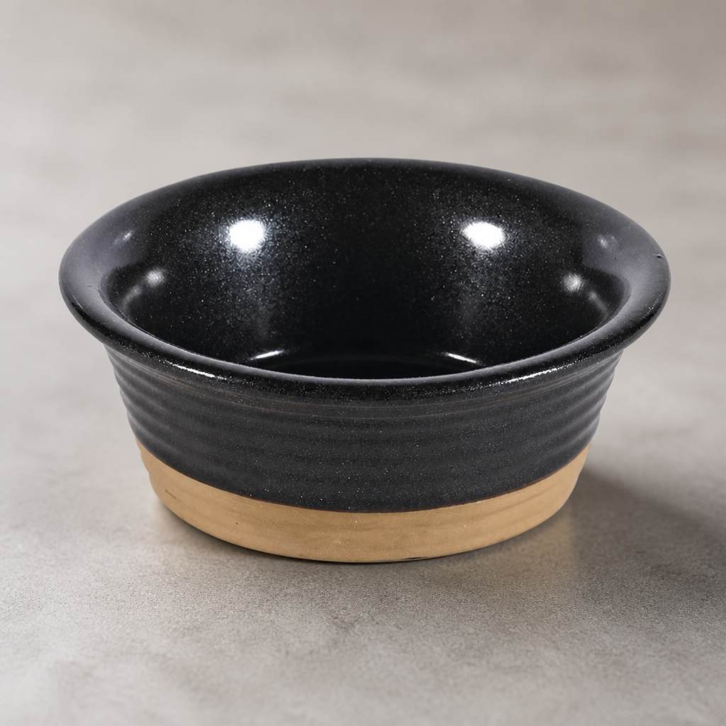 Commercial Black Igneous Stoneware Ramekins 90mm 6 Pack