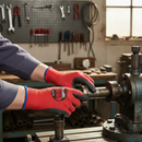 Professional PU Coated Gloves with Excellent Grip and Durability - Pack of 10 Pairs for Automotive, Construction, and Warehousing