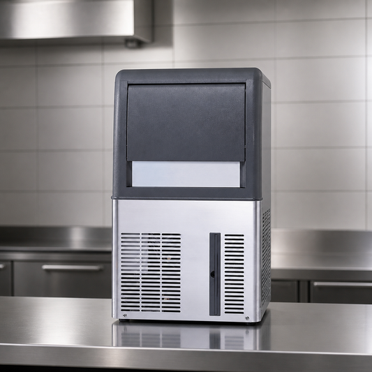 Commercial Ice Cuber Machine 25kg Output with 9kg Storage Bin