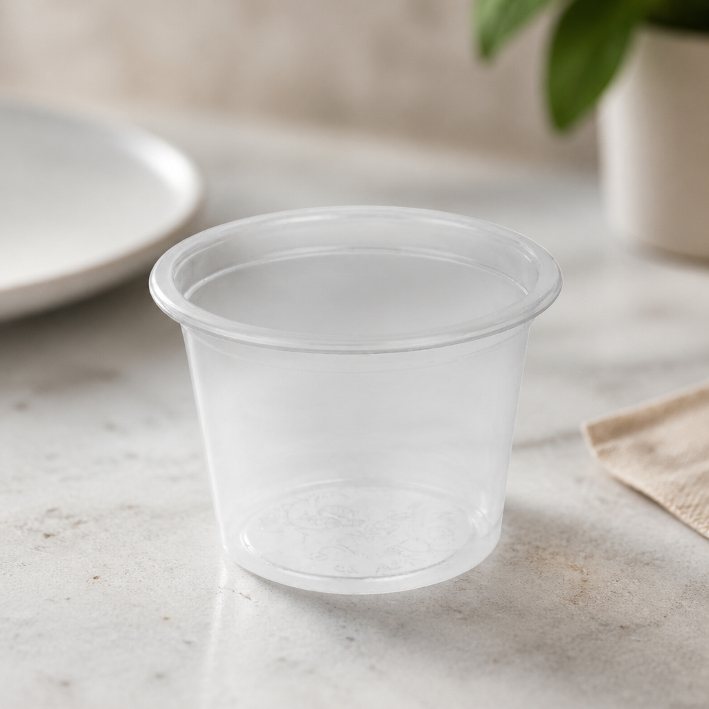 Compostable Cold Portion Pots 28ml Condiment Cups 5000 Pack