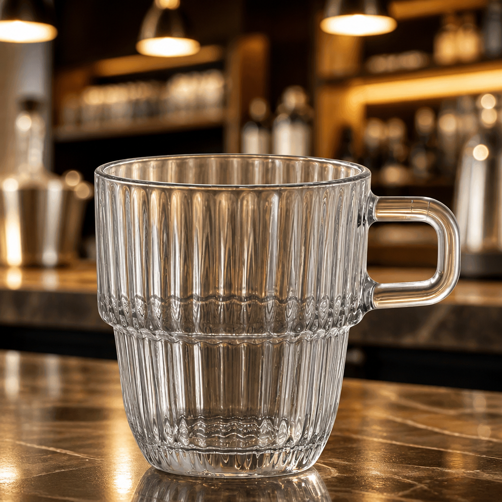 Commercial Espresso Cups 89ml - Stackable Glasses for Cafes