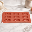 Commercial Silicone Madeleine Mould 9 Cup Flexible Design