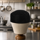 Breathable Skull Cap Black Mesh Top for Commercial Kitchens