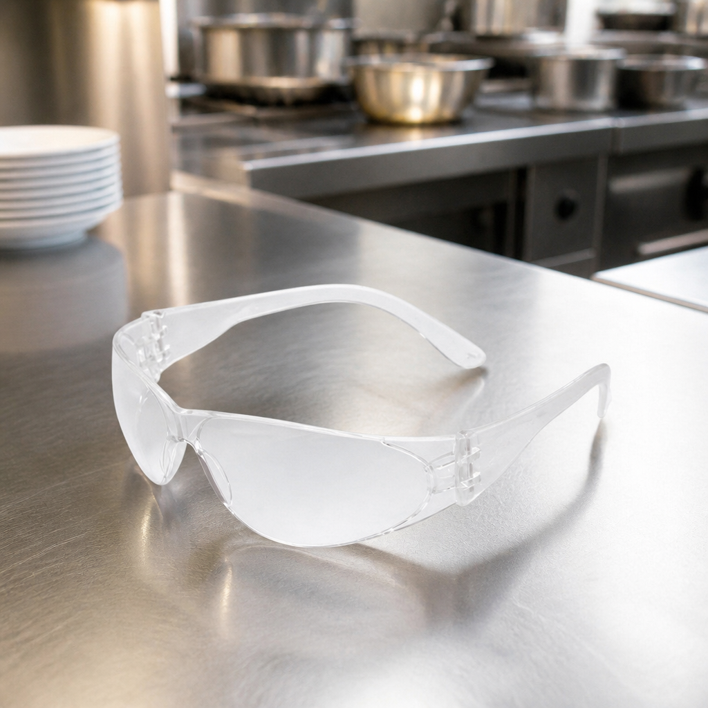 20 pack of commercial safety glasses for eye protection