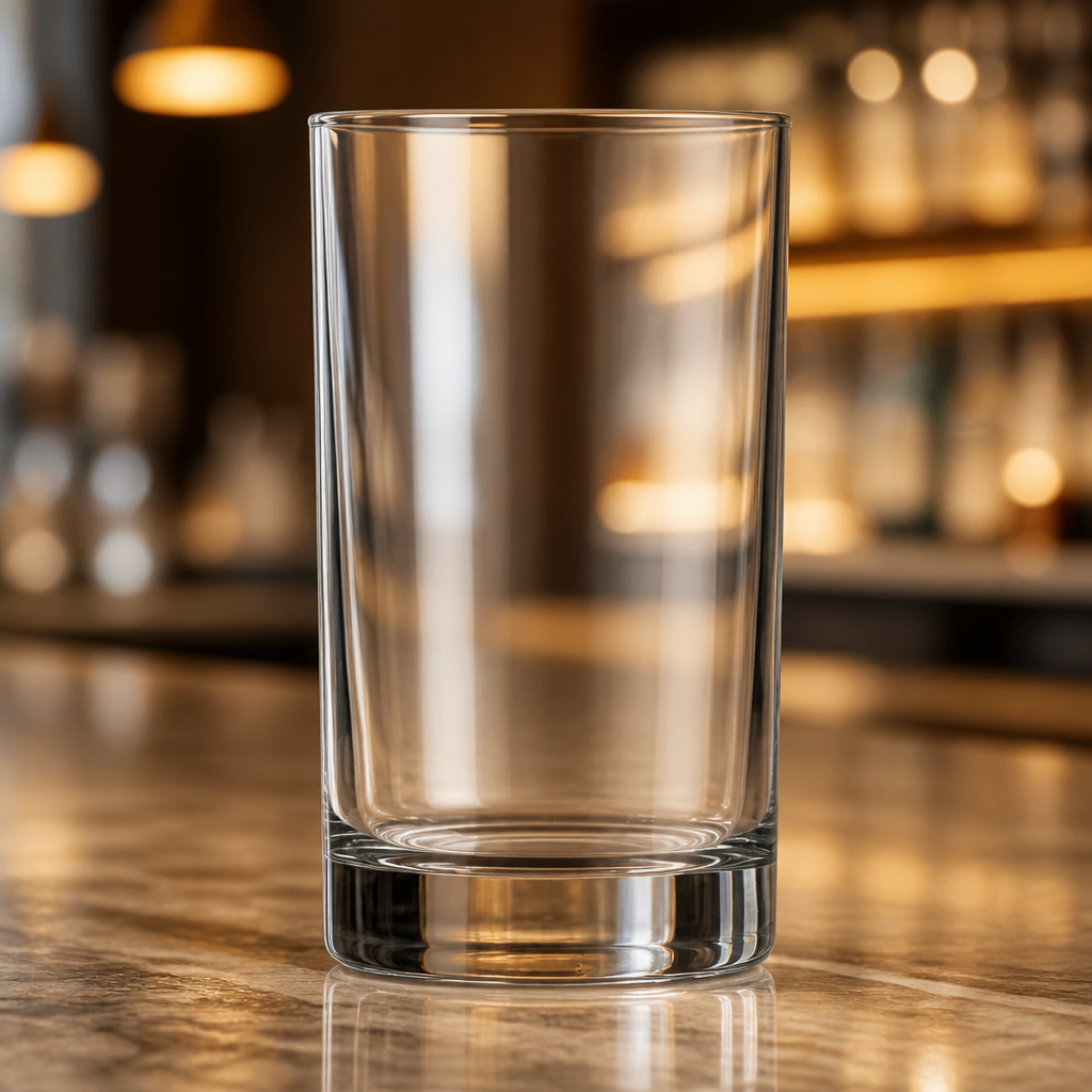 Commercial Hi Ball Glasses 230ml - Pack of 48 Clear Tumblers