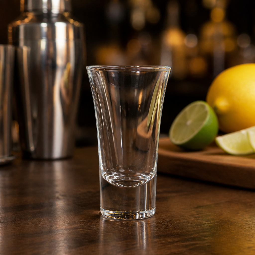 12 pack of 60ml clear chip resistant commercial shot glasses