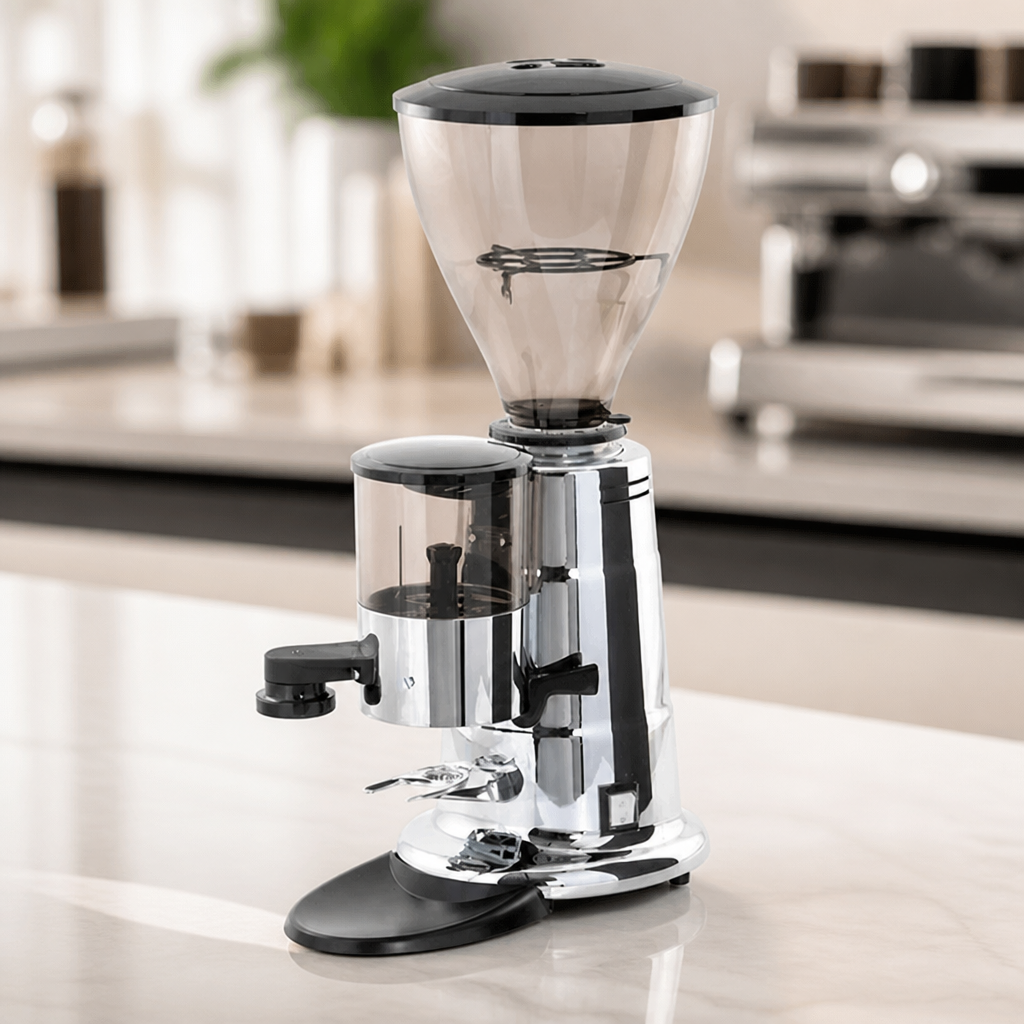 Commercial Coffee Grinder 1.4kg Bean Hopper 300g Dispenser