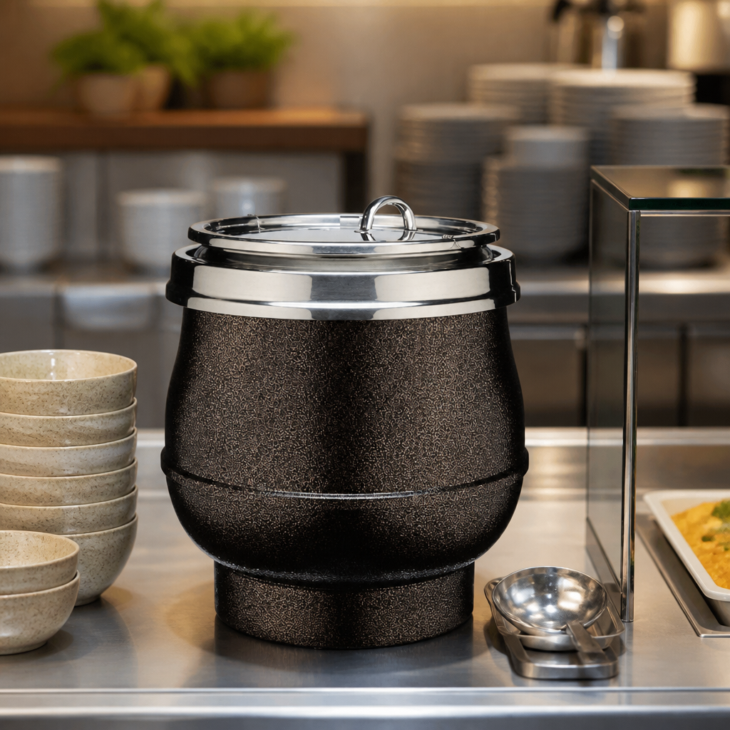 11L Commercial Soup Kettle Rustic Brown Catering Equipment