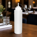 12oz Clear Squeeze Sauce Bottle for Commercial Use