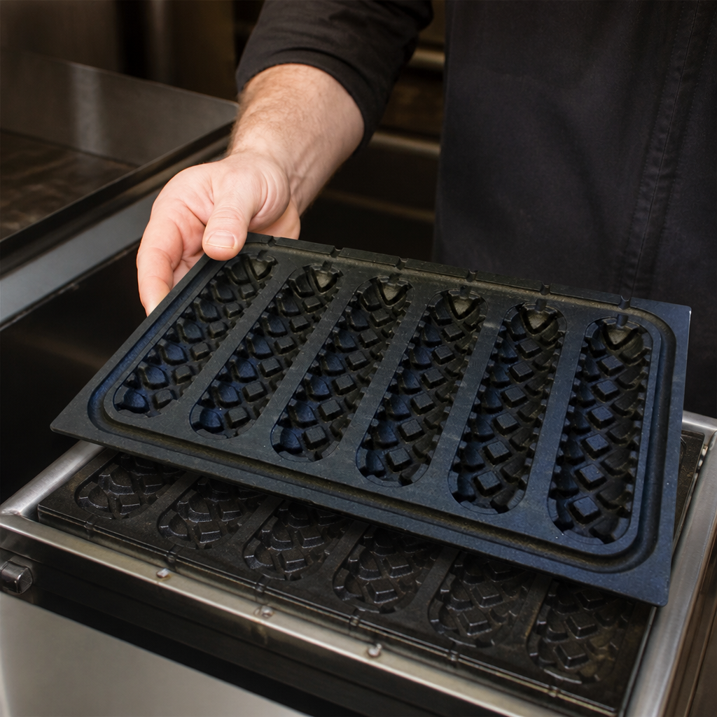 Commercial Stick Waffle Plate Replacement for Waffle Maker