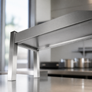 Commercial Single Tier Ambient Overshelf for Hot Cupboards
