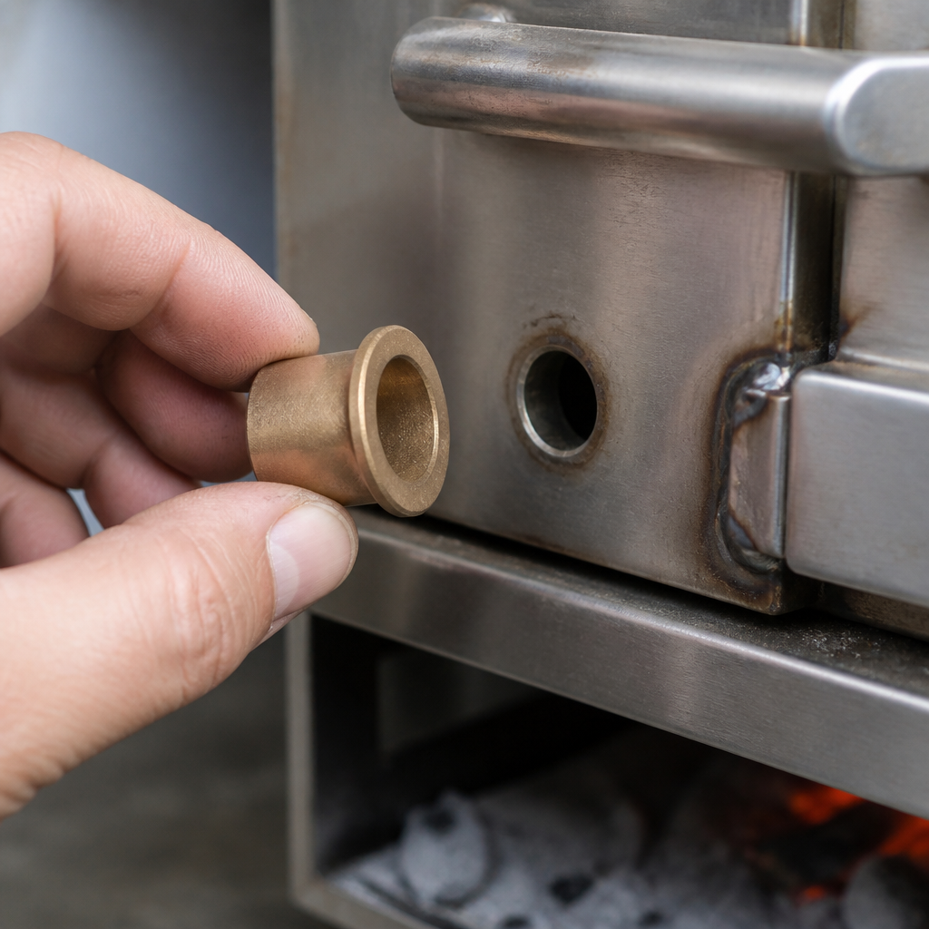 Commercial Charcoal Oven Self-Lubricated Bronze Door Bushing