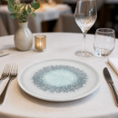 Commercial Walled Plates 260mm Aquamarine 6 Pack