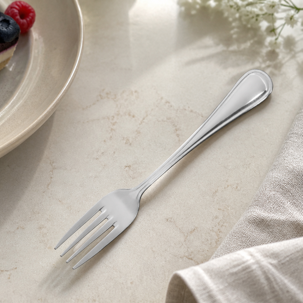 Commercial Dessert Forks 12 Pack 184mm Stainless Steel Cutlery