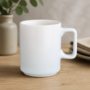 Commercial Tea Cups 230ml Aqua Porcelain 6 Pack