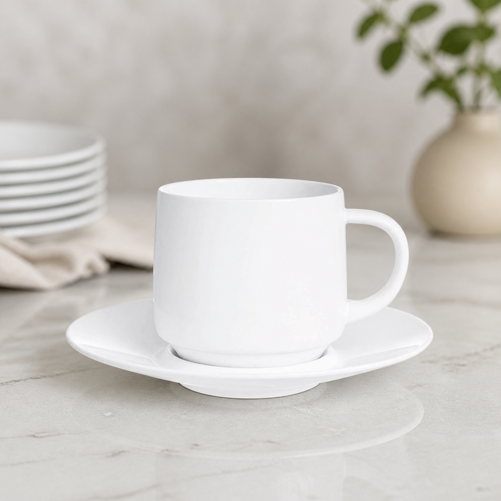Commercial Baril Saucers 140mm for Hot Beverages 24 Pack