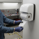 Premium 1-Ply Airflex White Rolled Hand Towels - 6 Rolls x 165M with Increased Drying Efficiency