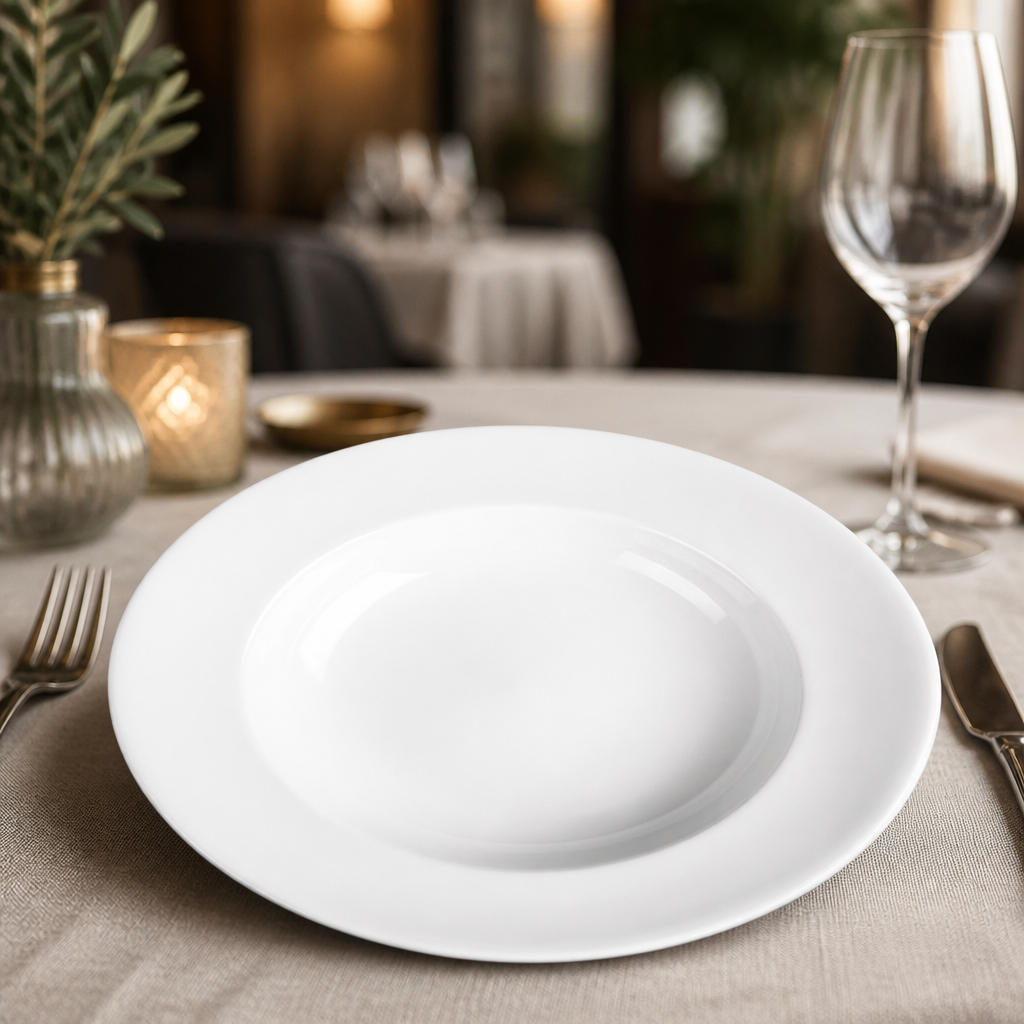 Commercial Pasta Bowls 260mm Round Porcelain 12 Pack