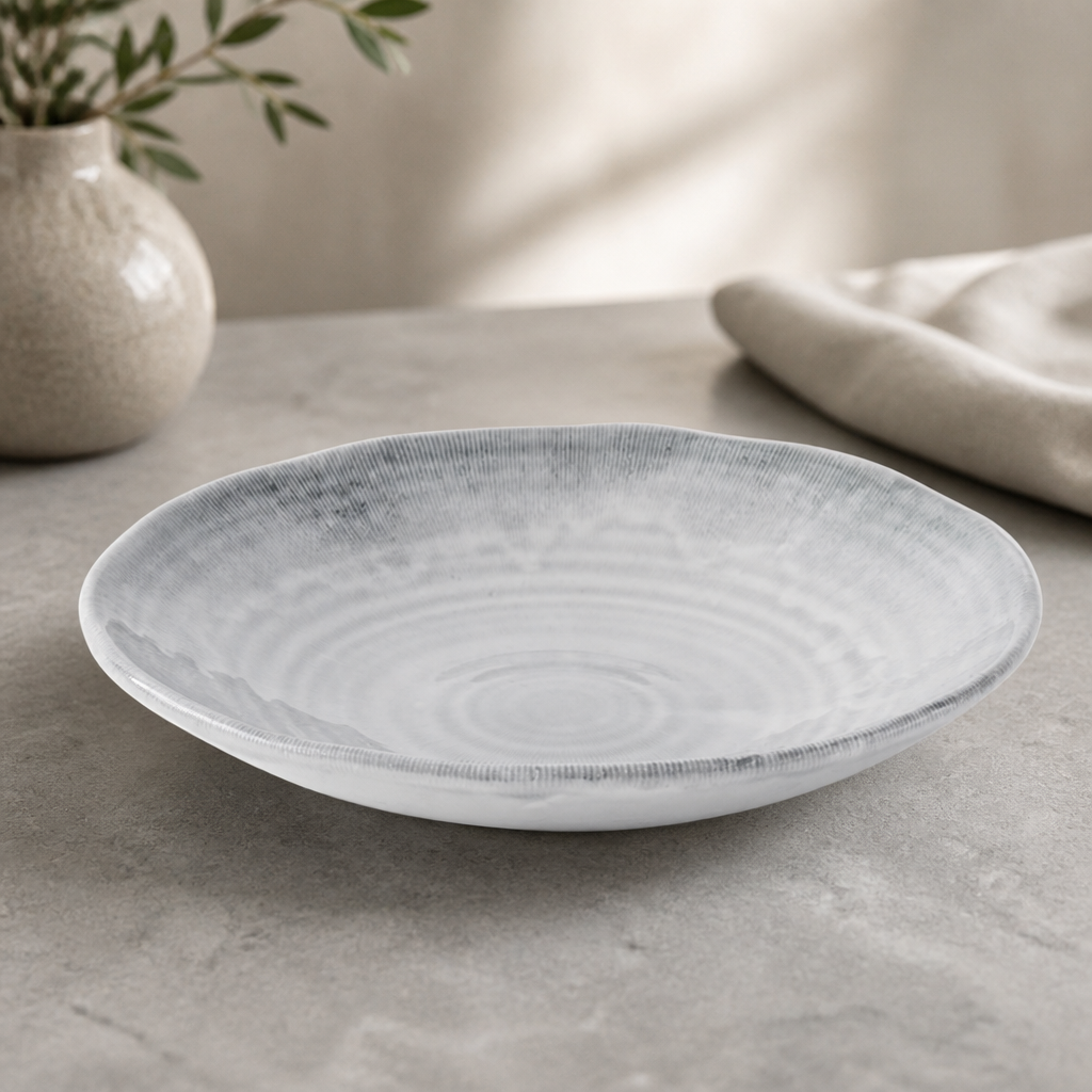 Commercial Coupe Bowls 210mm Grey Organic 12 Pack