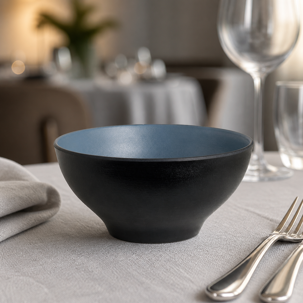 Commercial Melamine Round Bowls 152mm 24 Pack