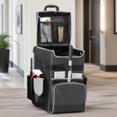 Large Commercial Housekeeping Quick Cart with Adjustable Dividers