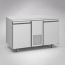 Commercial 2 Door Counter Fridge 204Ltr Energy Efficient