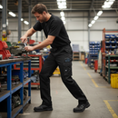 Premium Stretch Cargo Trousers with Ripstop Fabric and Ergonomic Fit - Sizes 28-58