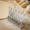 Commercial 7-Wheel Dough Cutter for Pastry and Cookie Making