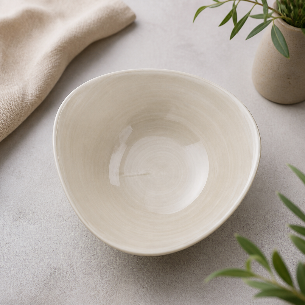 Commercial Canvas Natural Bowls 177mm 12 Pack