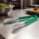 9" Commercial Kool Touch Tongs for Salad and Fruit Serving