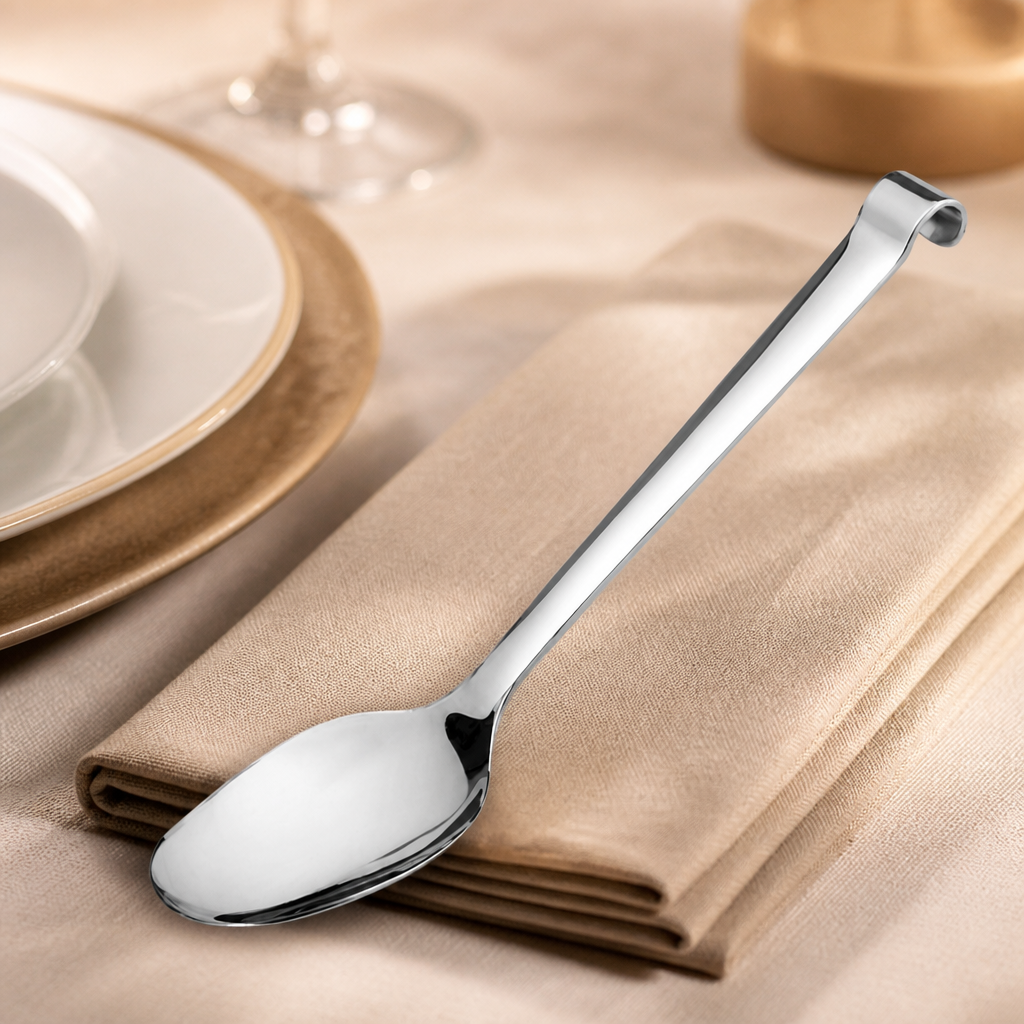 Commercial Salad Spoons 250mm - 10 Pack Elegant Cutlery