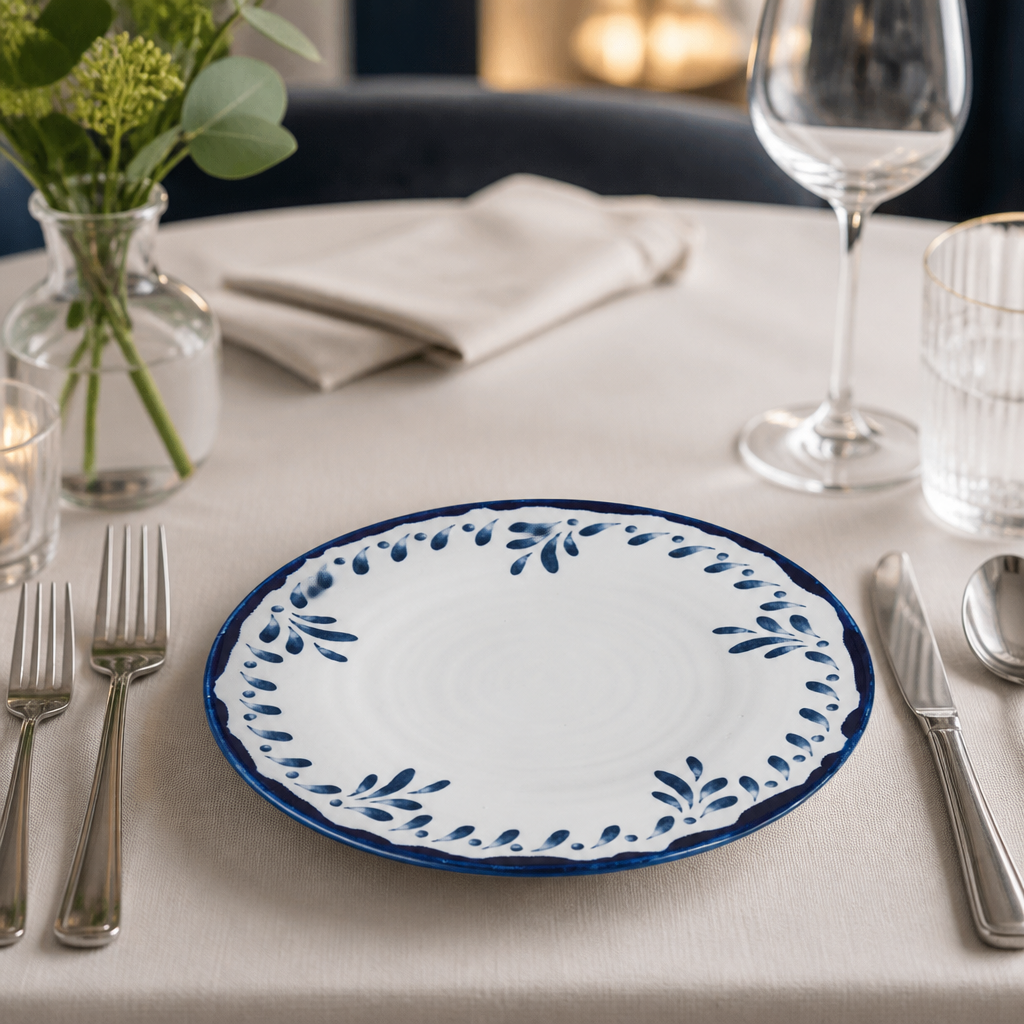 Mediterranean design commercial coupe bowls 9.6 inch, 12 pack