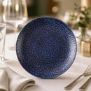 Commercial Coupe Plates 220mm Blue Super Vitrified Ceramic 12 Pack