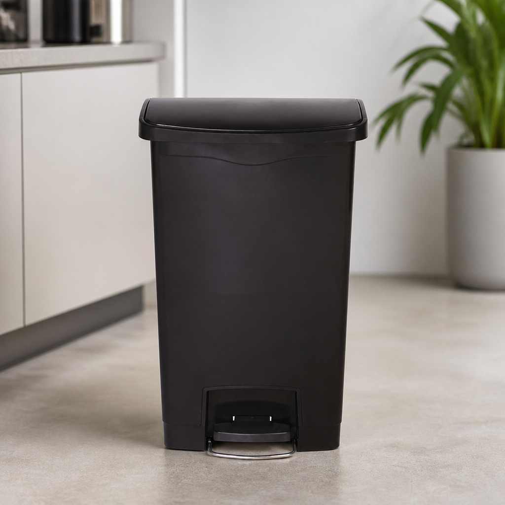 Commercial 50L Pedal Bin with Tight-Fitting Lid for Hygiene