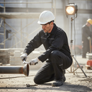 Premium Heavy Duty Coverall with Reinforced Knee Pad Pockets, Action Back, and Hi-Visibility Features for Enhanced Comfort and Durability