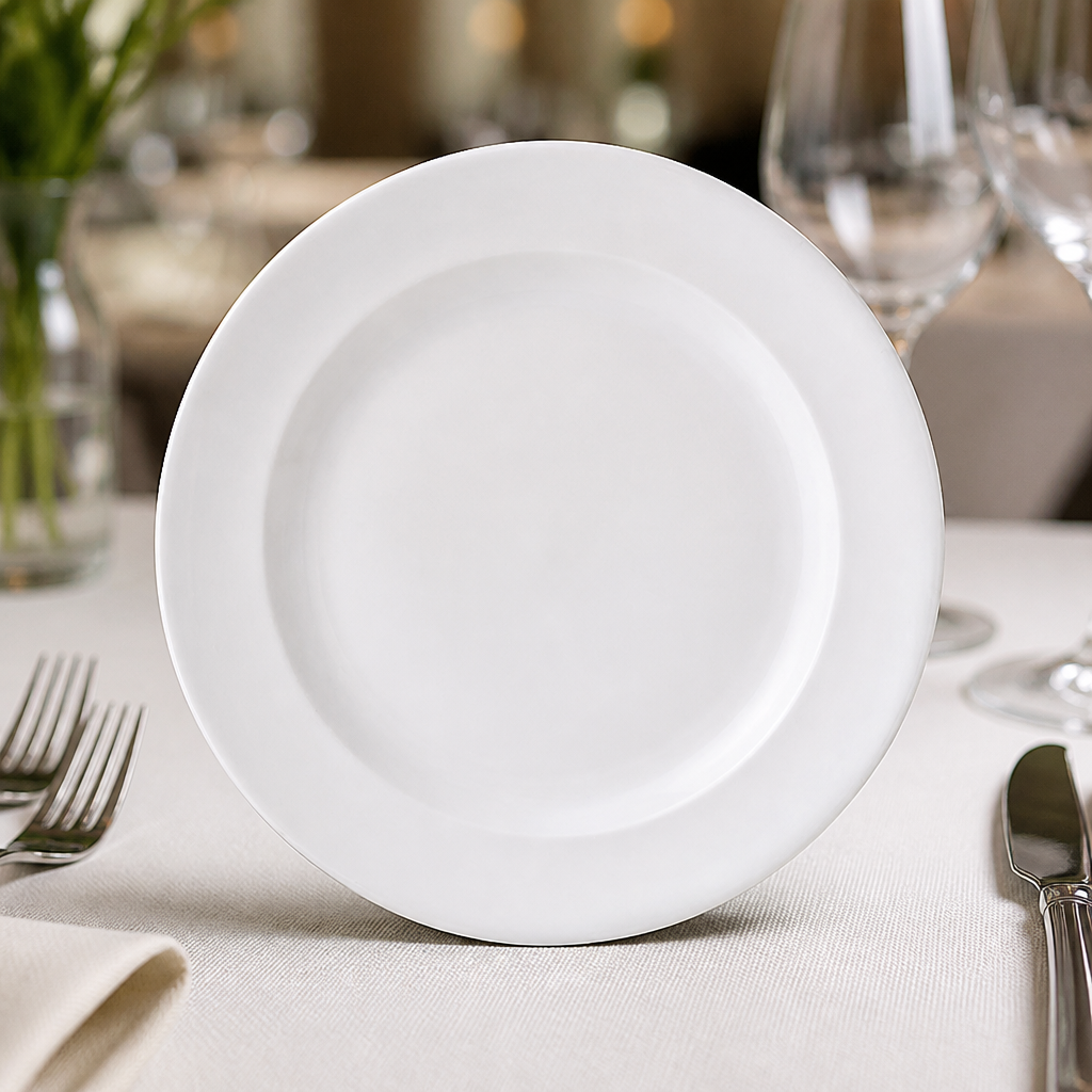 Commercial Porcelain Plates 270mm - 24 Pack