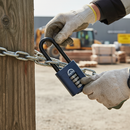 Premium Weather Resistant Combination Padlock with Long Shackle and 10,000 Combinations for High Security
